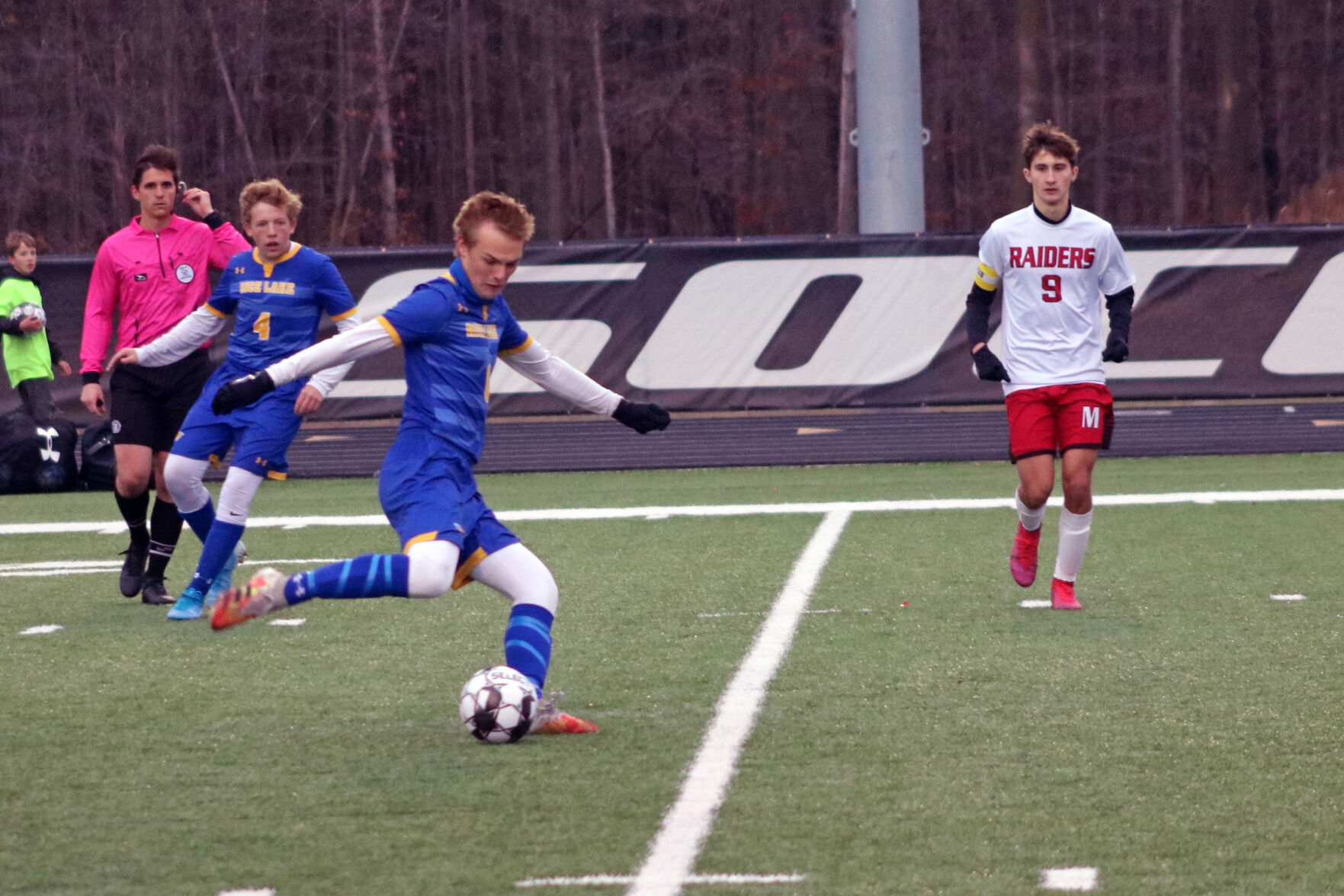Rice Lake boys soccer Division 2 sectionals vs. Medford 10-31-20